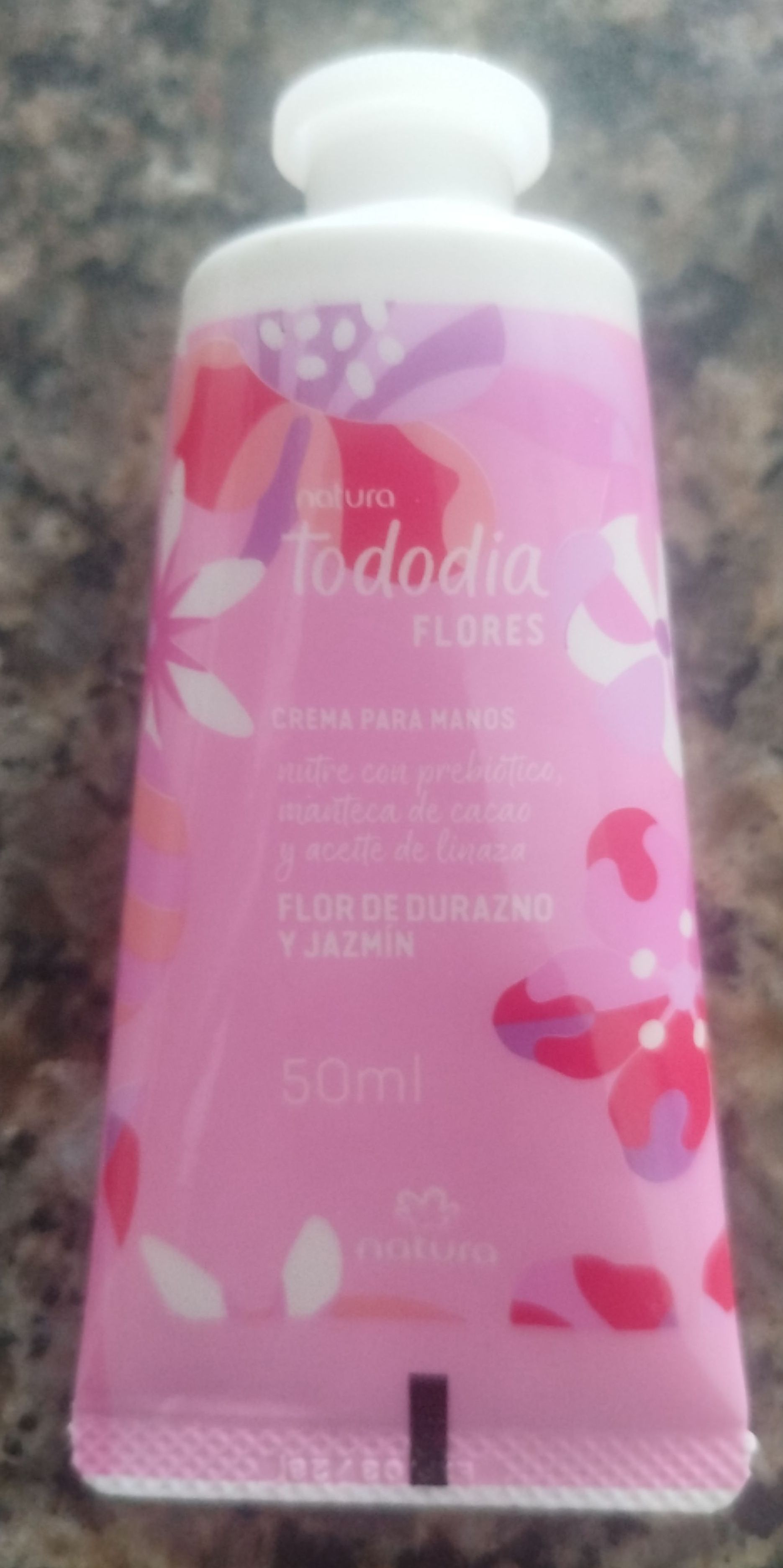 Natura creme de mãos flor de pêssego e jasmim
