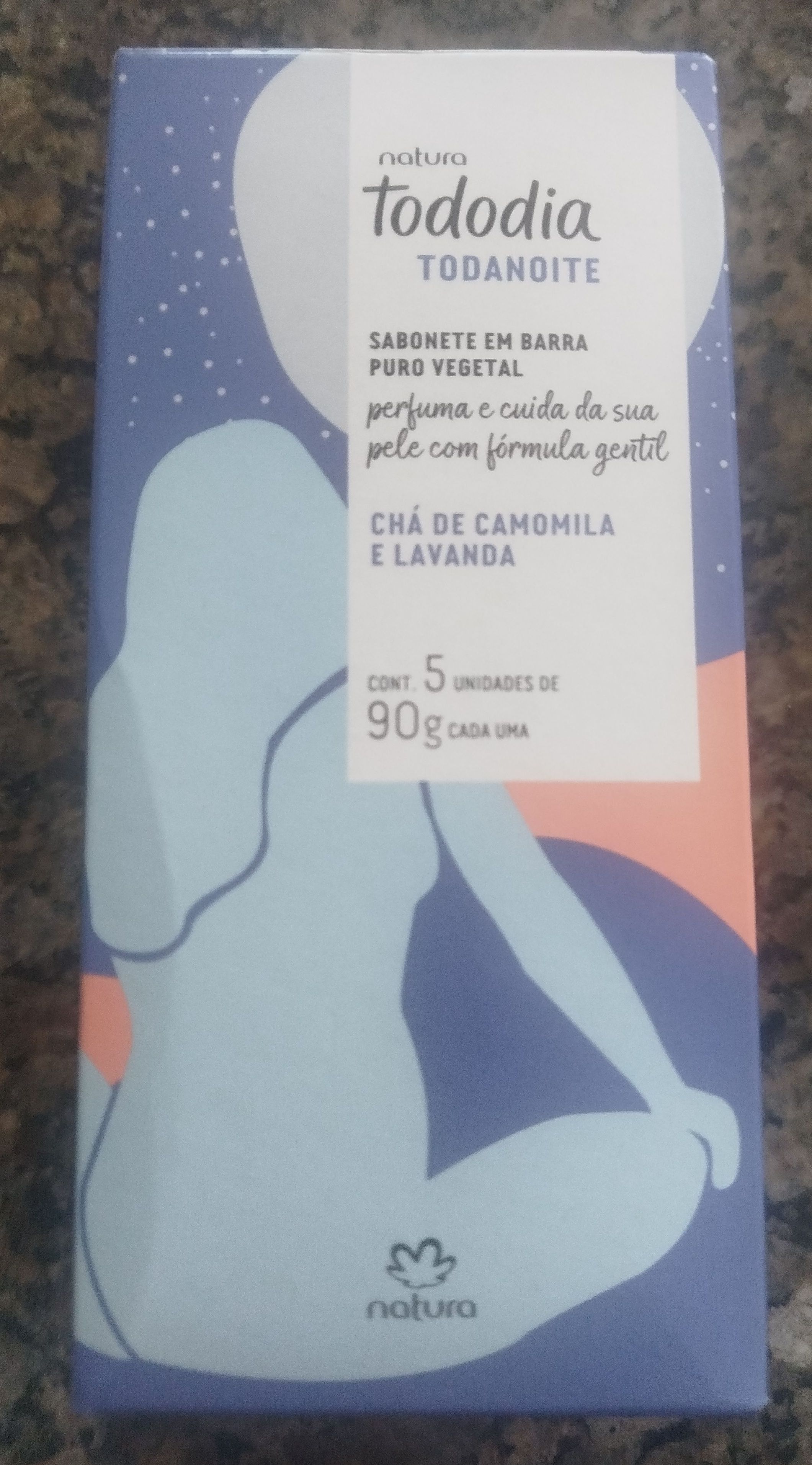 Natura chá de camomila e lavanda