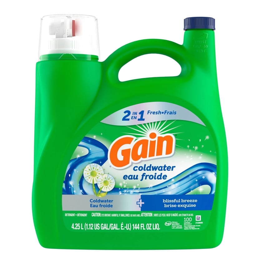 Gain HE Blissful Breeze Scent Liquid Laundry Detergent 144 fl oz