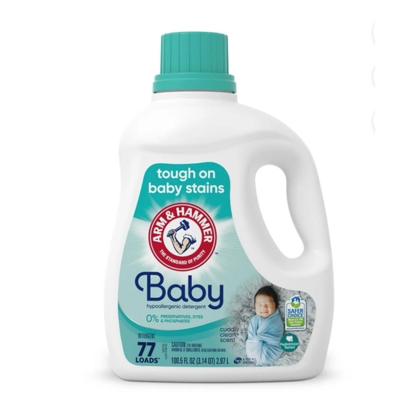 ARM & HAMMER Baby, Hypoallergenic Liquid Laundry Detergent, 100.5 fl oz
