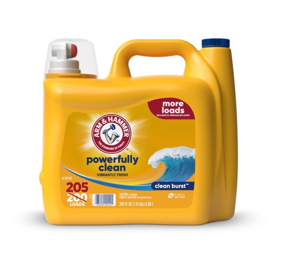 ARM & HAMMER Laundry Detergent Liquid, Clean Burst, 205 fl oz