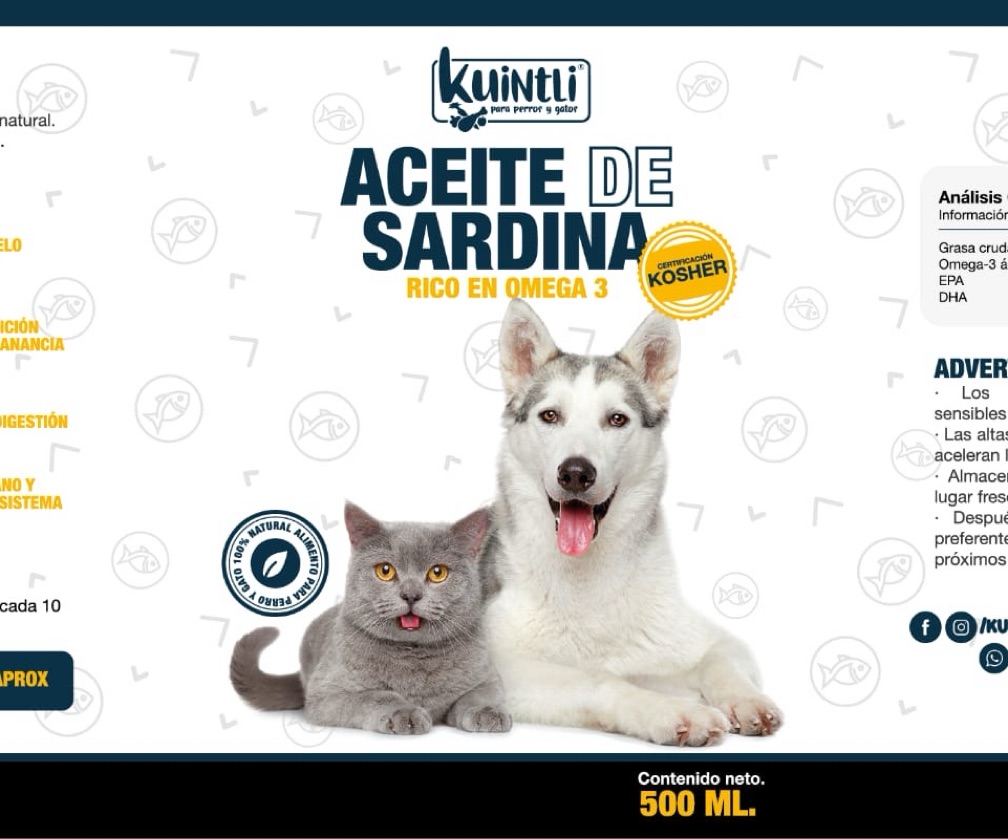 Aceite de Sardina 500ml
