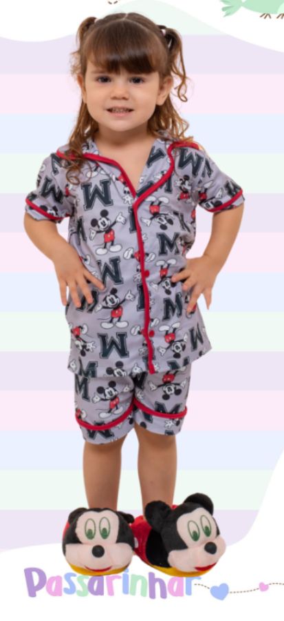 Pijama Americano Mickey (06 anos)