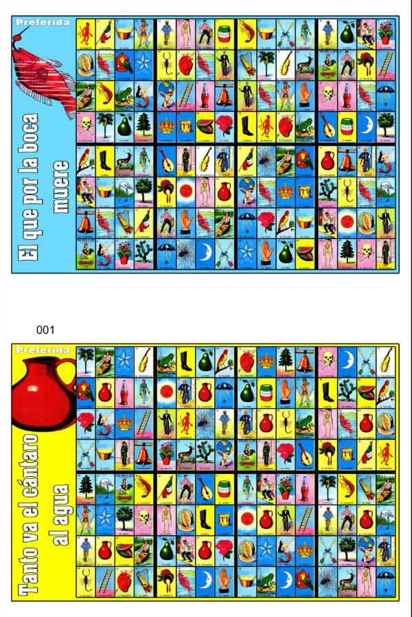 1 Preferida 2 juegos d 8 cartas Sencillas x hoja