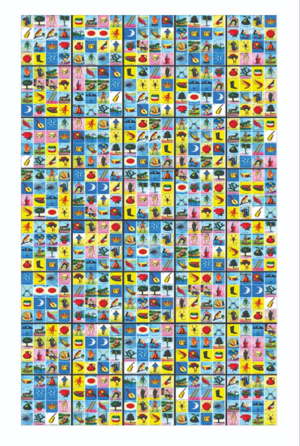 40 Cartas Dobles Tabloide de Loteria