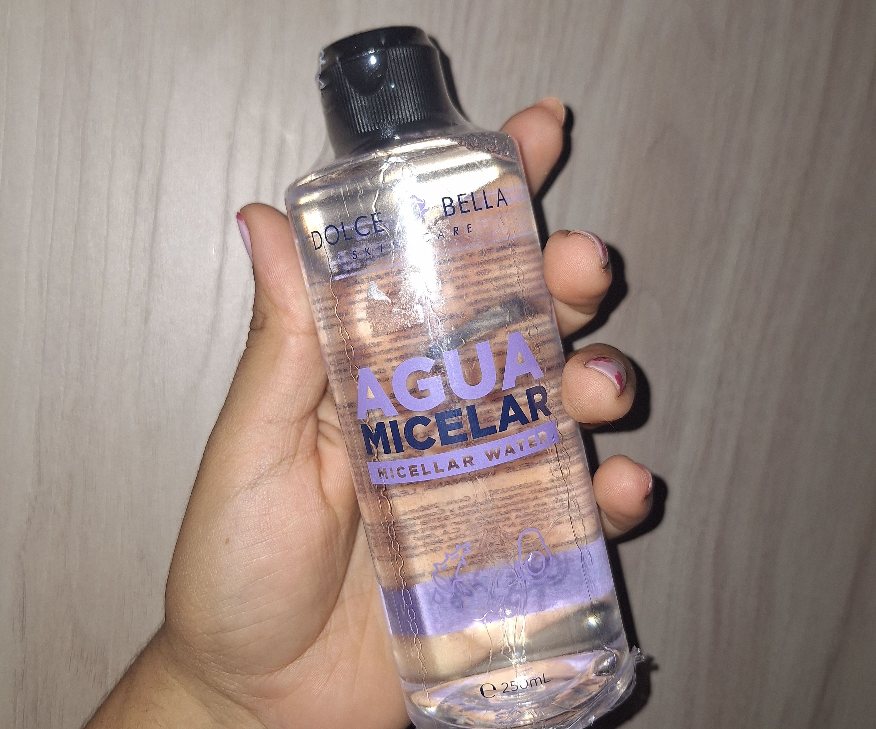 Agua micelar desmaquillante