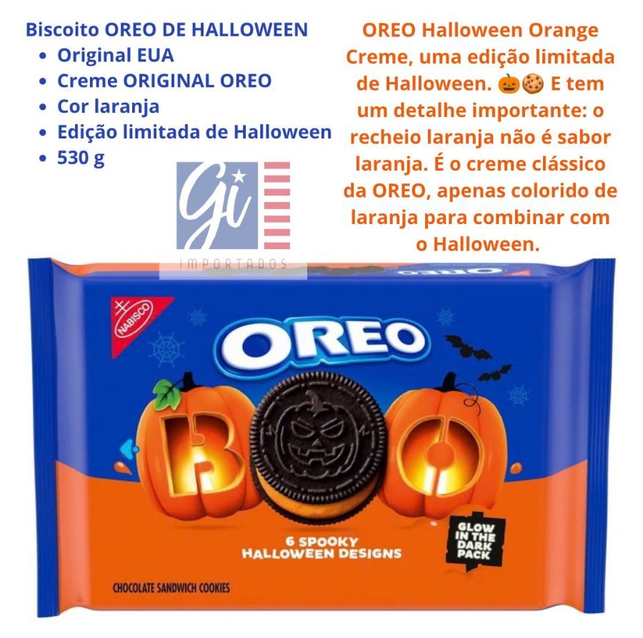 Biscoito OREO DE HALLOWEEN