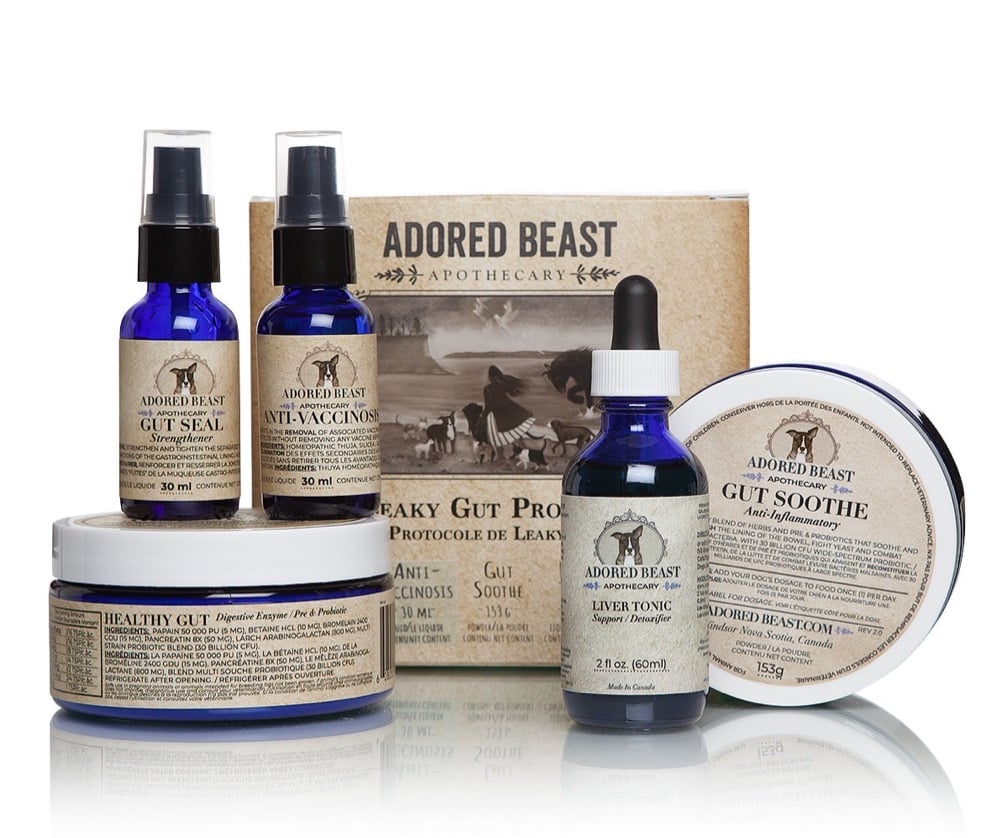 Adored Beast Leaky Gut Dog Bundle (5 product kit) 25% OFF