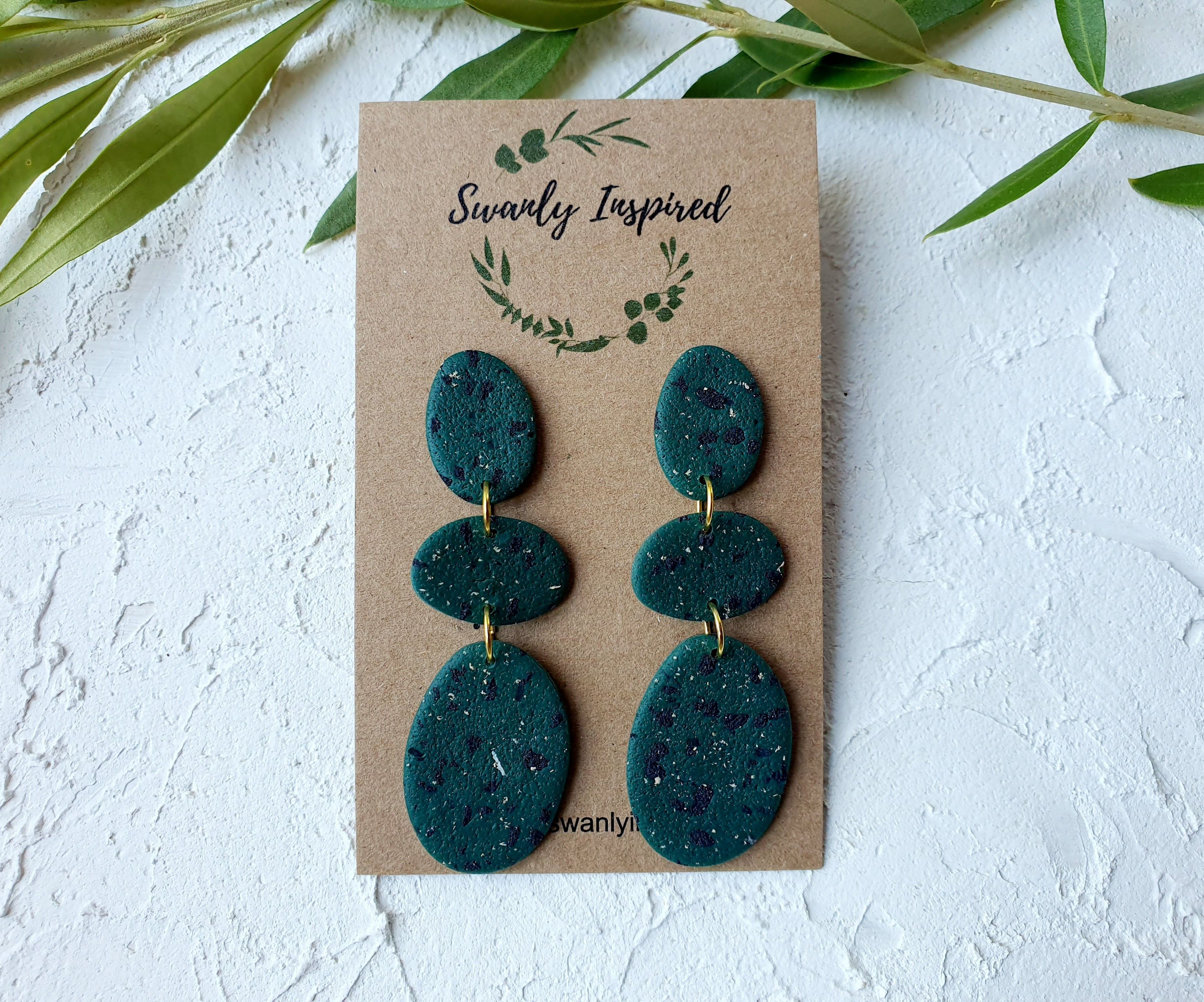 Emerald terrazzo pebbles