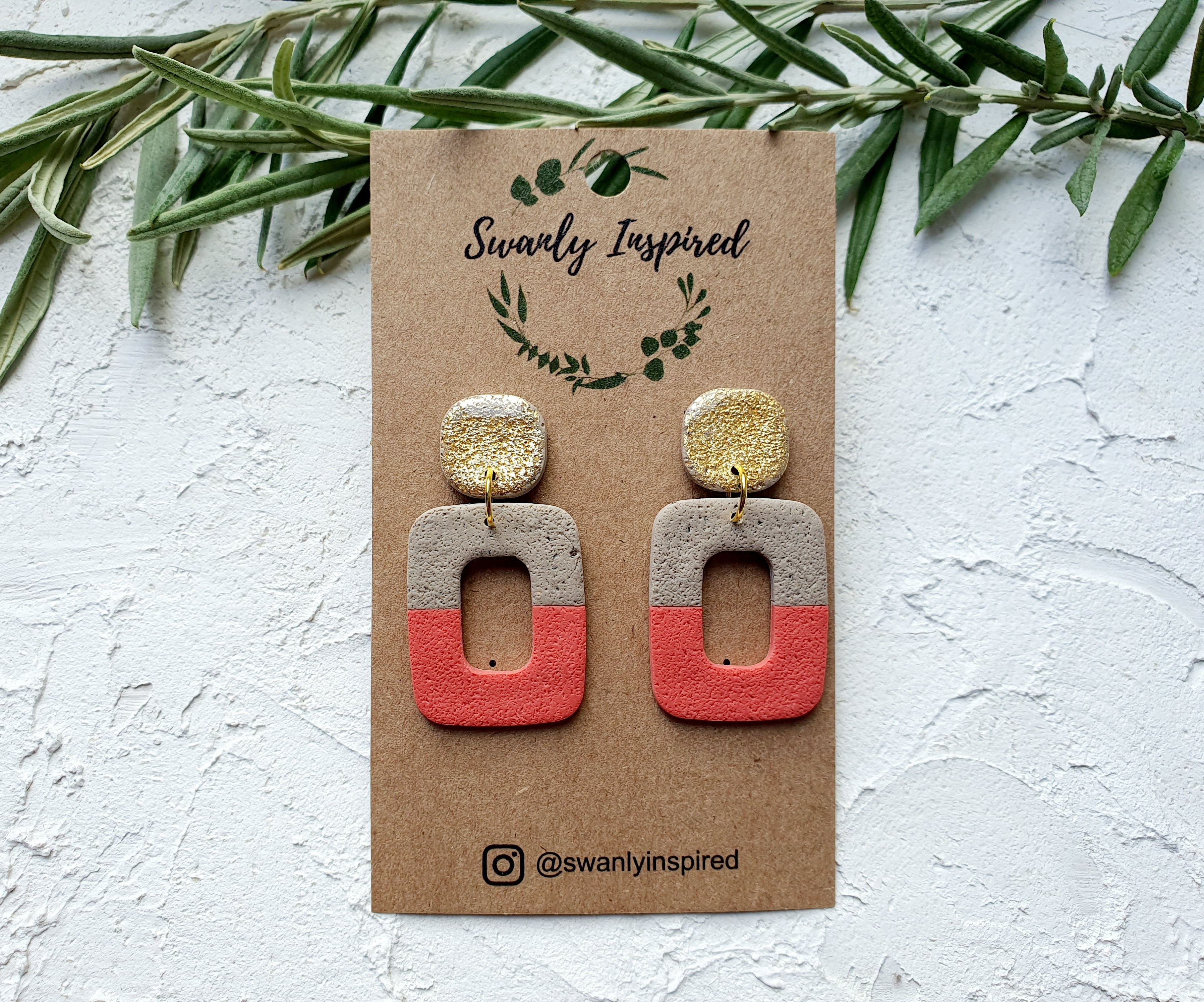 Sand + Coral, square donuts