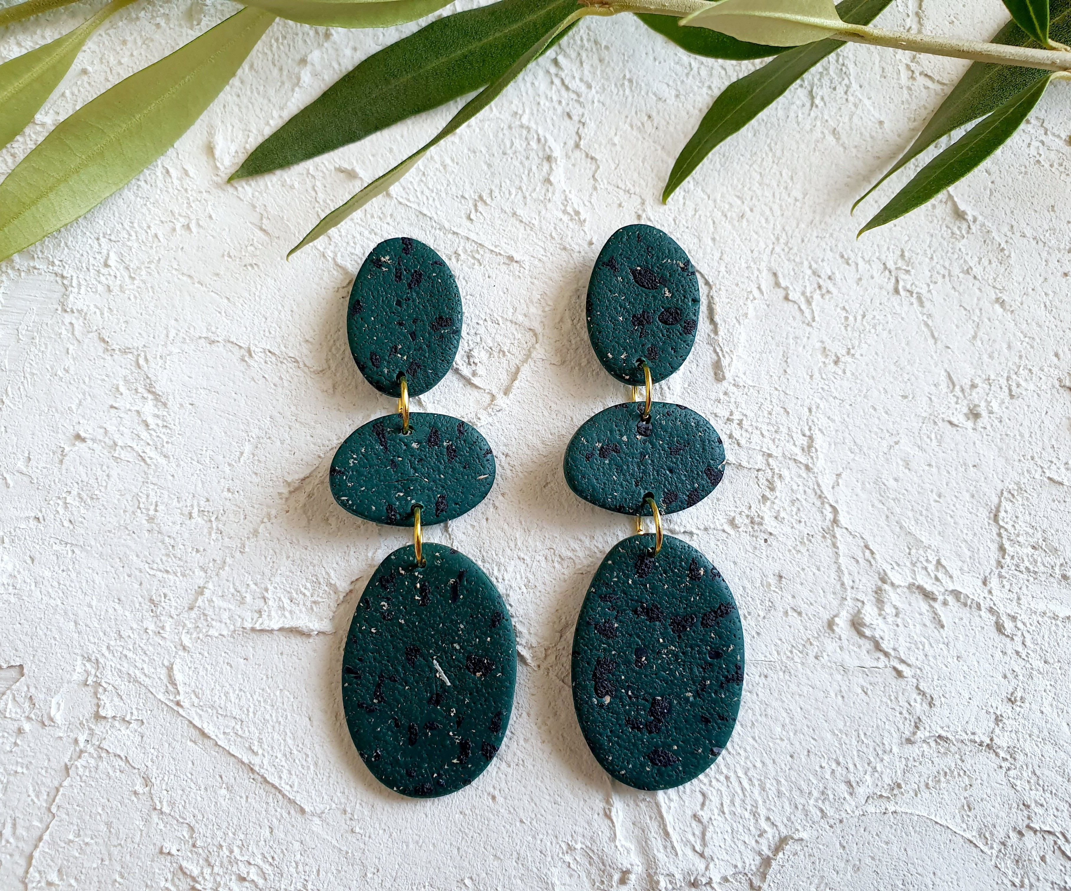 Emerald terrazzo pebbles