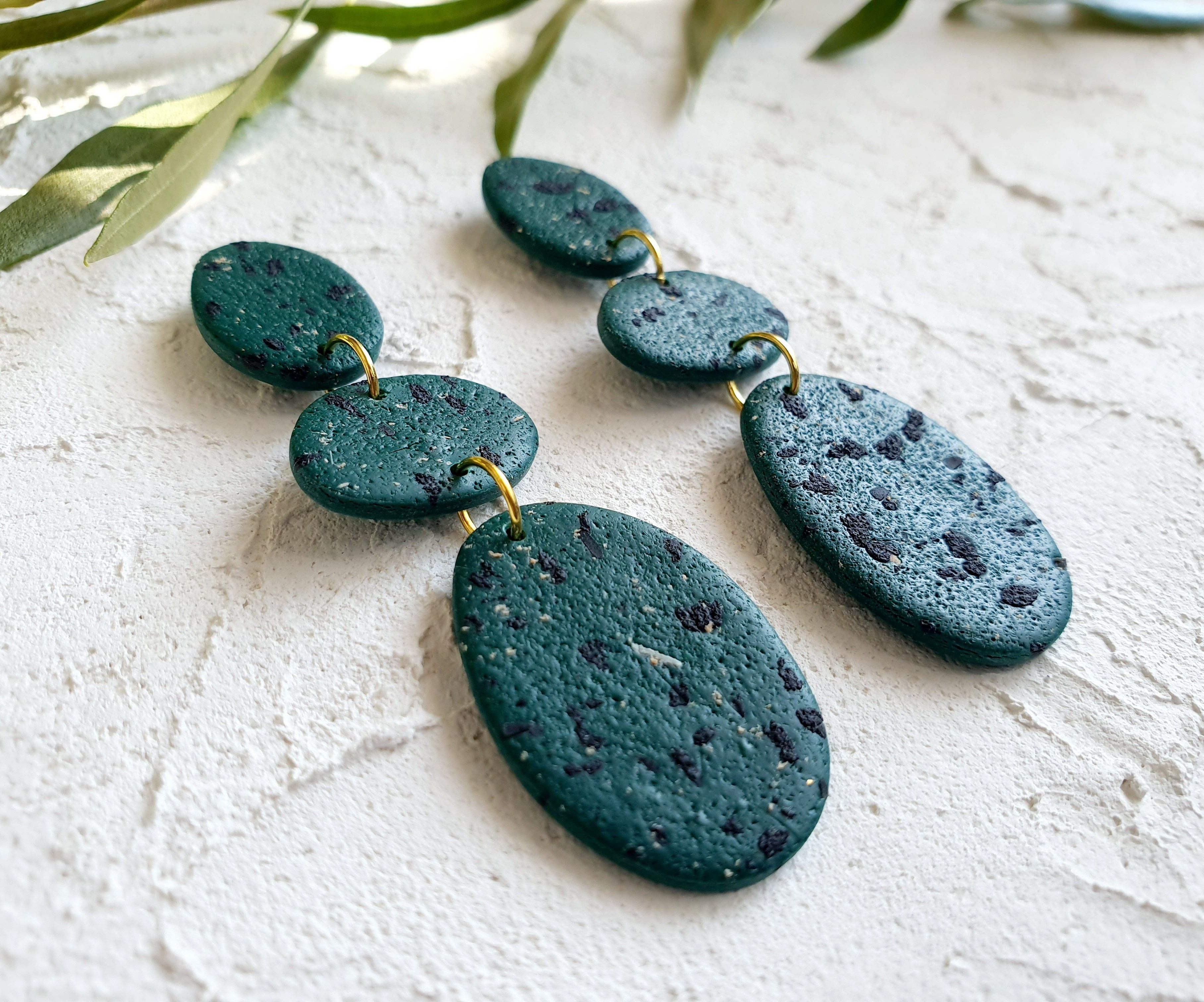 Emerald terrazzo pebbles