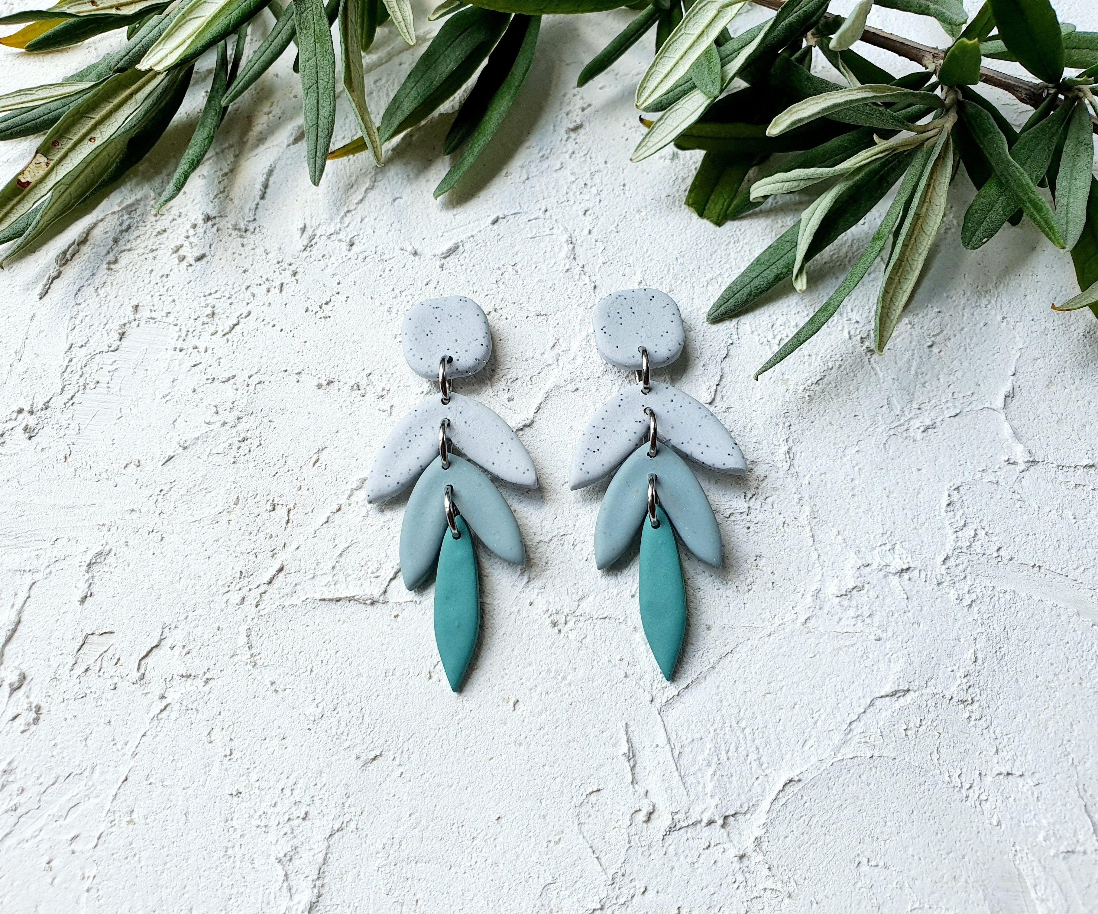 Ash + Sage hues Trio leaves