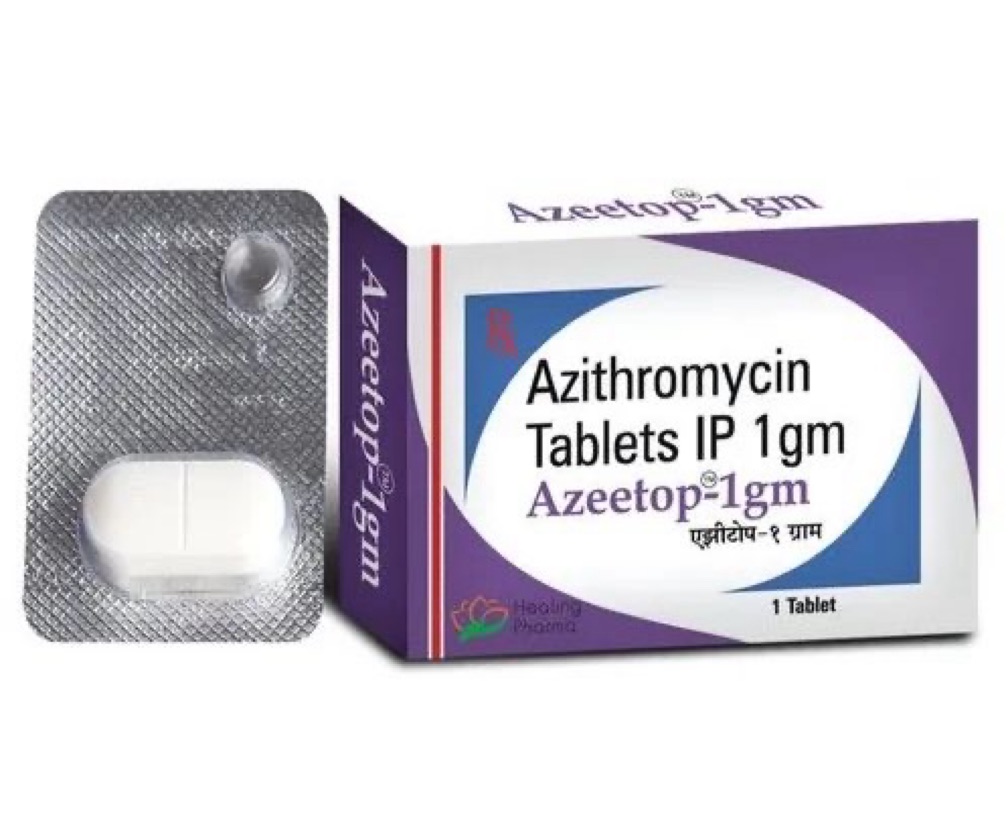 AZITHROMYCIN 1000MG ANTI-BIOTIC Chlamydia cure 5 PACK COMBO