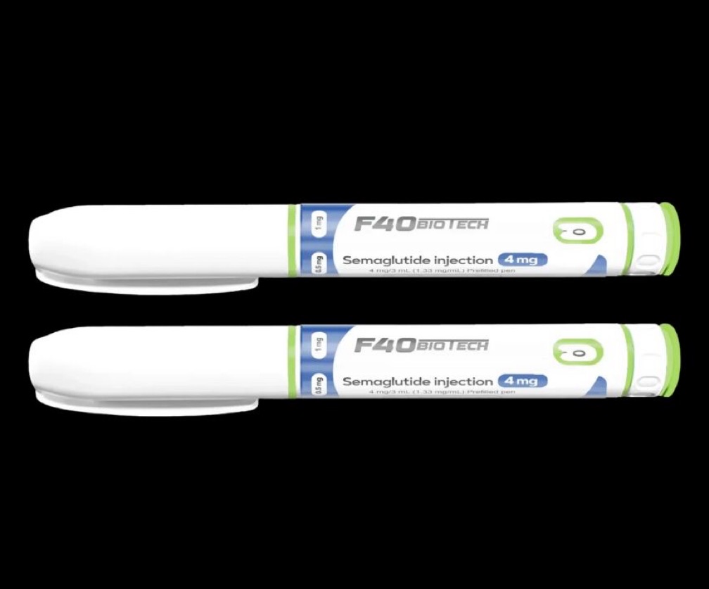 2 PACK – F40 Semaglutide (Generic Ozempic) pen 4mg – Adjustable dosage pen .25MG/.5MG/1MG injection. 3 SETTINGS