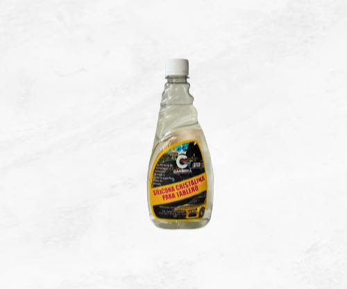 500ml Silicona Cristal - Botella Curva