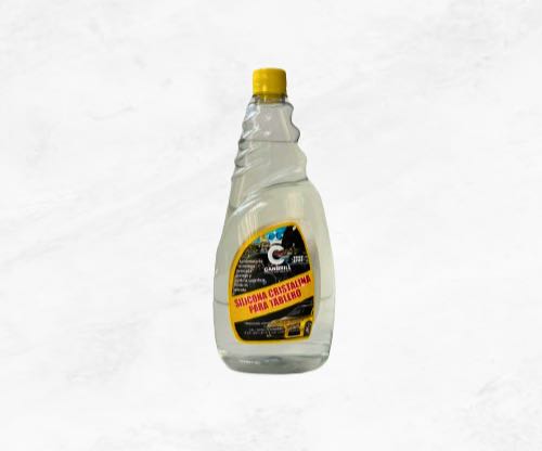 1L Silicona Cristal - Botella Curva