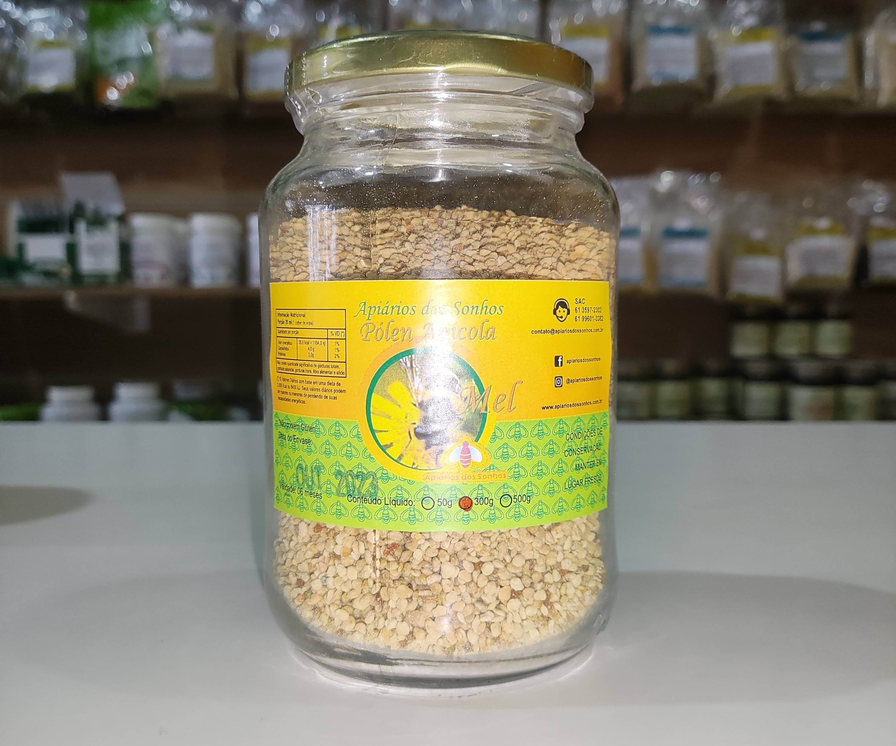Pólen Apicola Desidratado 300 Gr