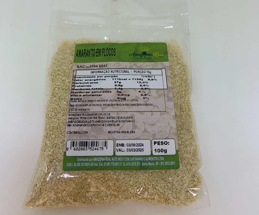 Amaranto em flocos 100gr