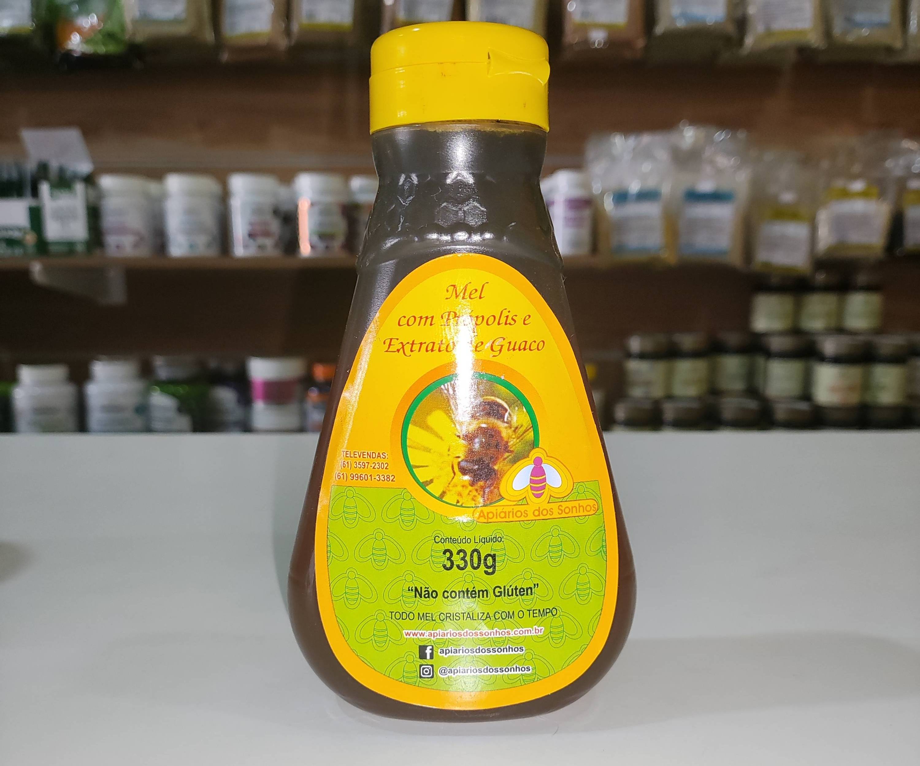 Xarope de Mel com Própolis e Guaco 330 Gr
