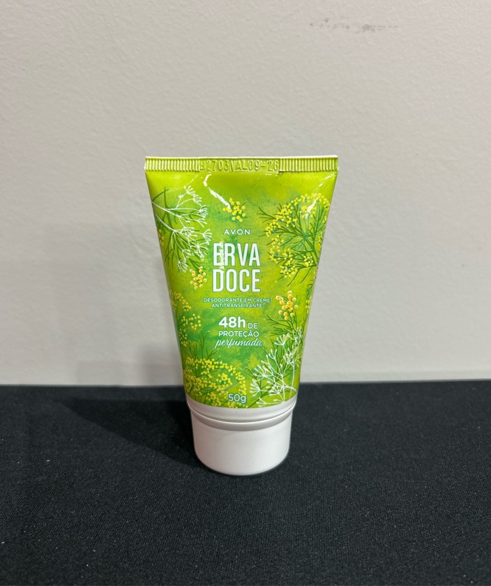 Antitranspirante em Creme - Erva Doce 50g