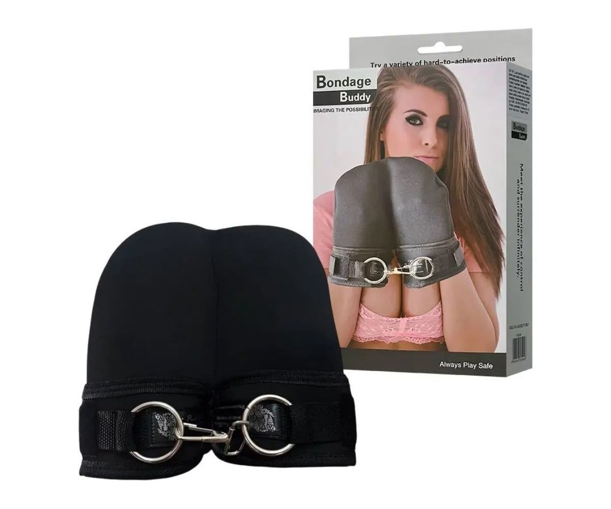 Bondage Buddy - guantes restrictivos con hebillas