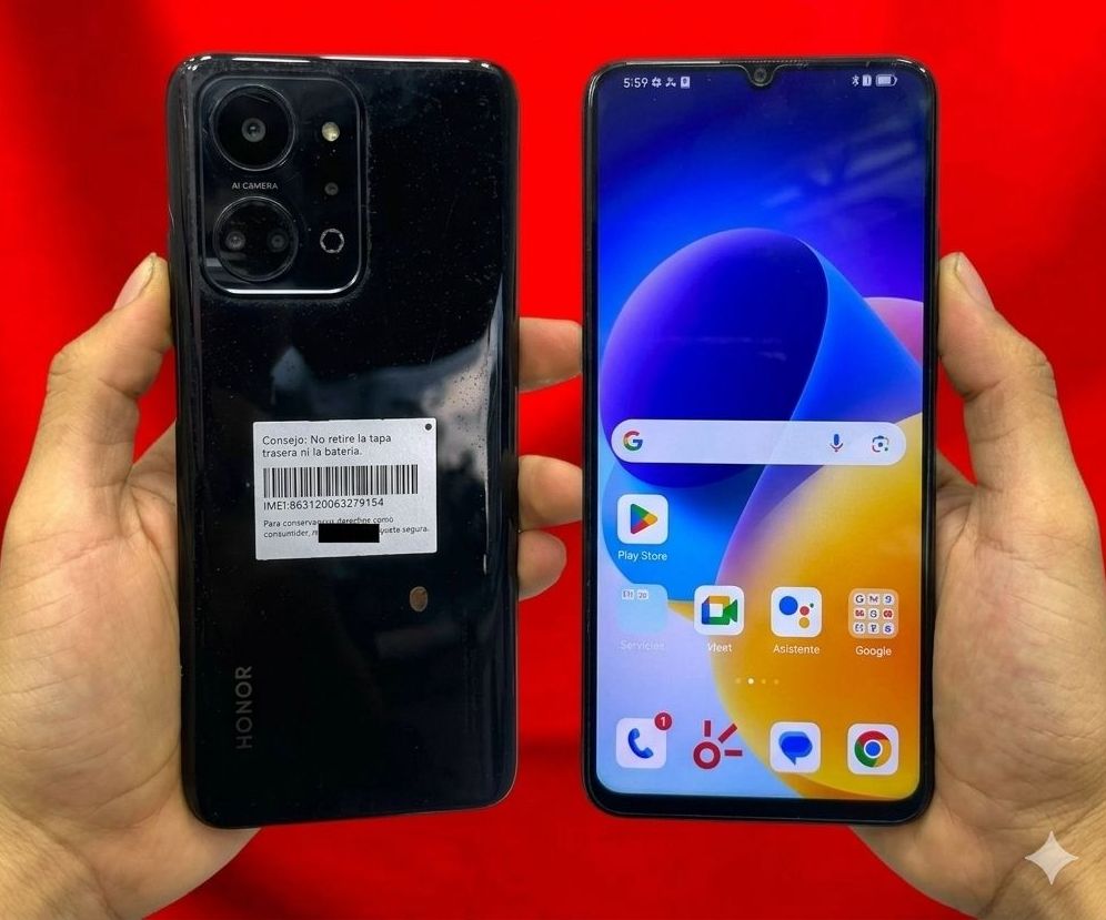 #2 Honor x7a de 128GB 6 de ram usado perfecto estado huella reconocimiento facial