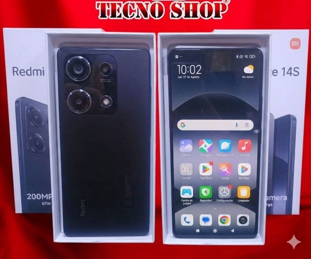 #1 Redmi note 14s de 256GB 8 de ram usado perfecto estado huella reconocimiento facial
