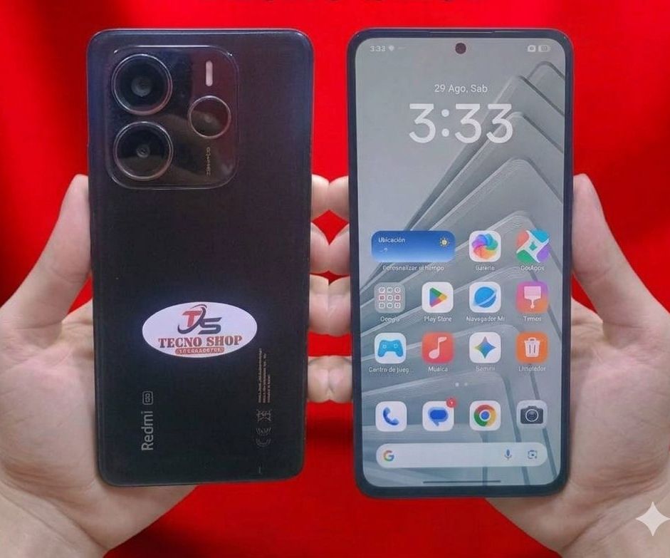 #1 Redmi note 14 5G de 256GB 12 de ram usado perfecto estado huella reconocimiento facial