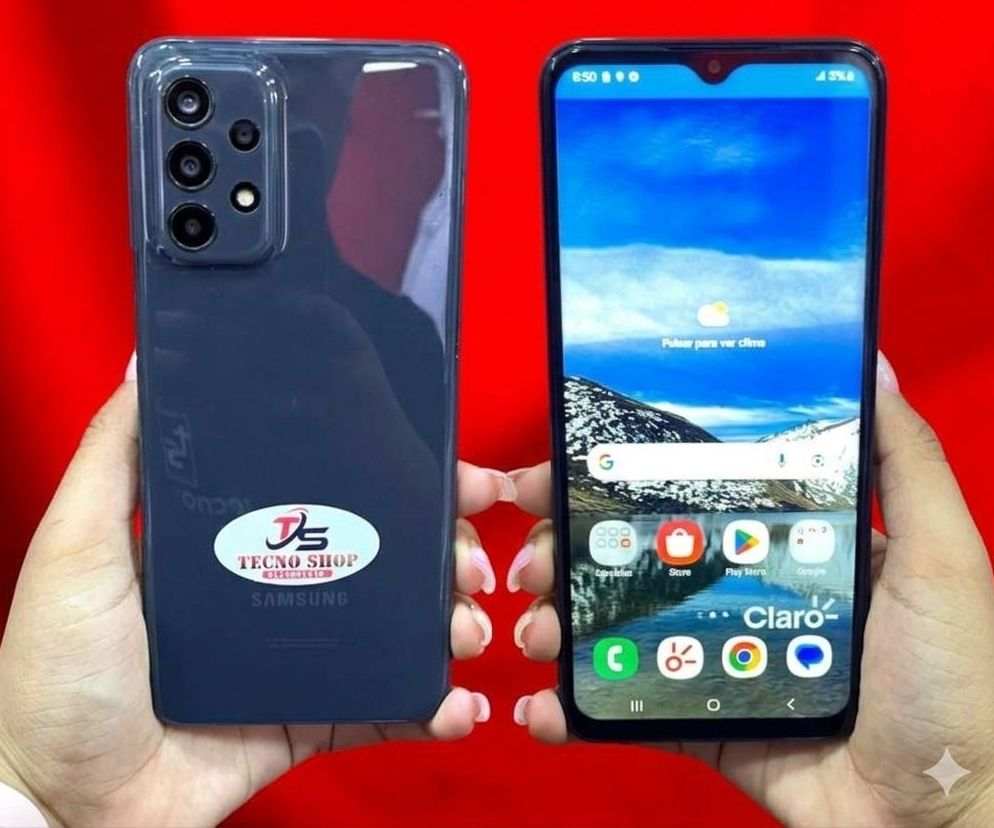 #4 Samsung galaxy a23 de 128GB 4 de ram usado perfecto estado con huella reconocimiento facial
