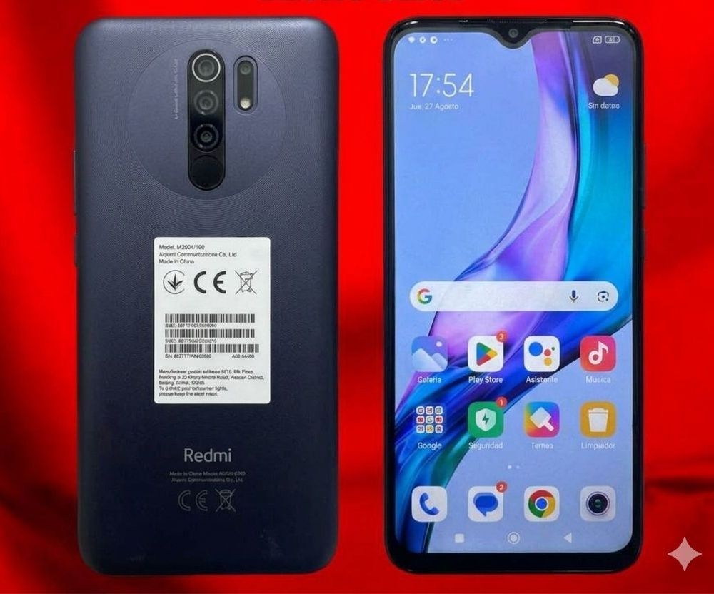 #2 Redmi 9 de 64GB 4 de ram usado perfecto estado huella reconocimiento facial