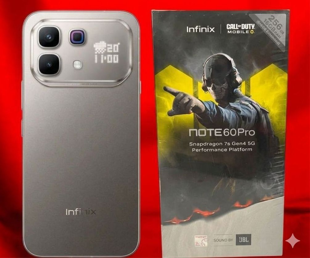 #5 Infinix note 60 pro de 256GB 16 de ram NUEVO huella reconocimiento facial