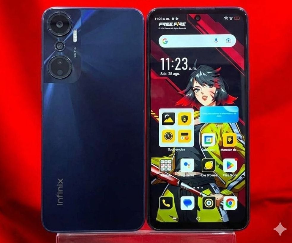 #4 Infinix hot 20 de 128GB 11 de ram usado perfecto estado huella reconocimiento facial
