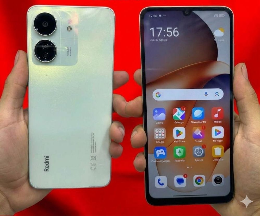#2 Redmi 13c de 128GB 6 de ram usado perfecto estado huella reconocimiento facial