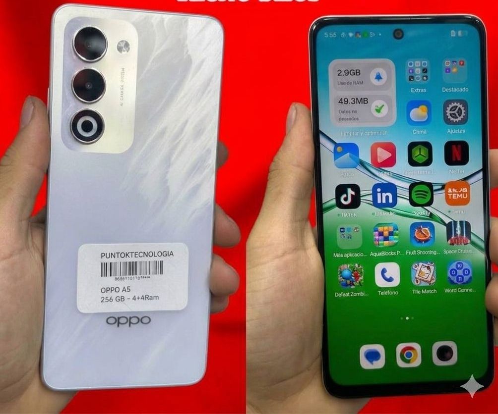 #2 Oppo a5 de 256GB 16 de ram usado perfecto estado huella reconocimiento facial