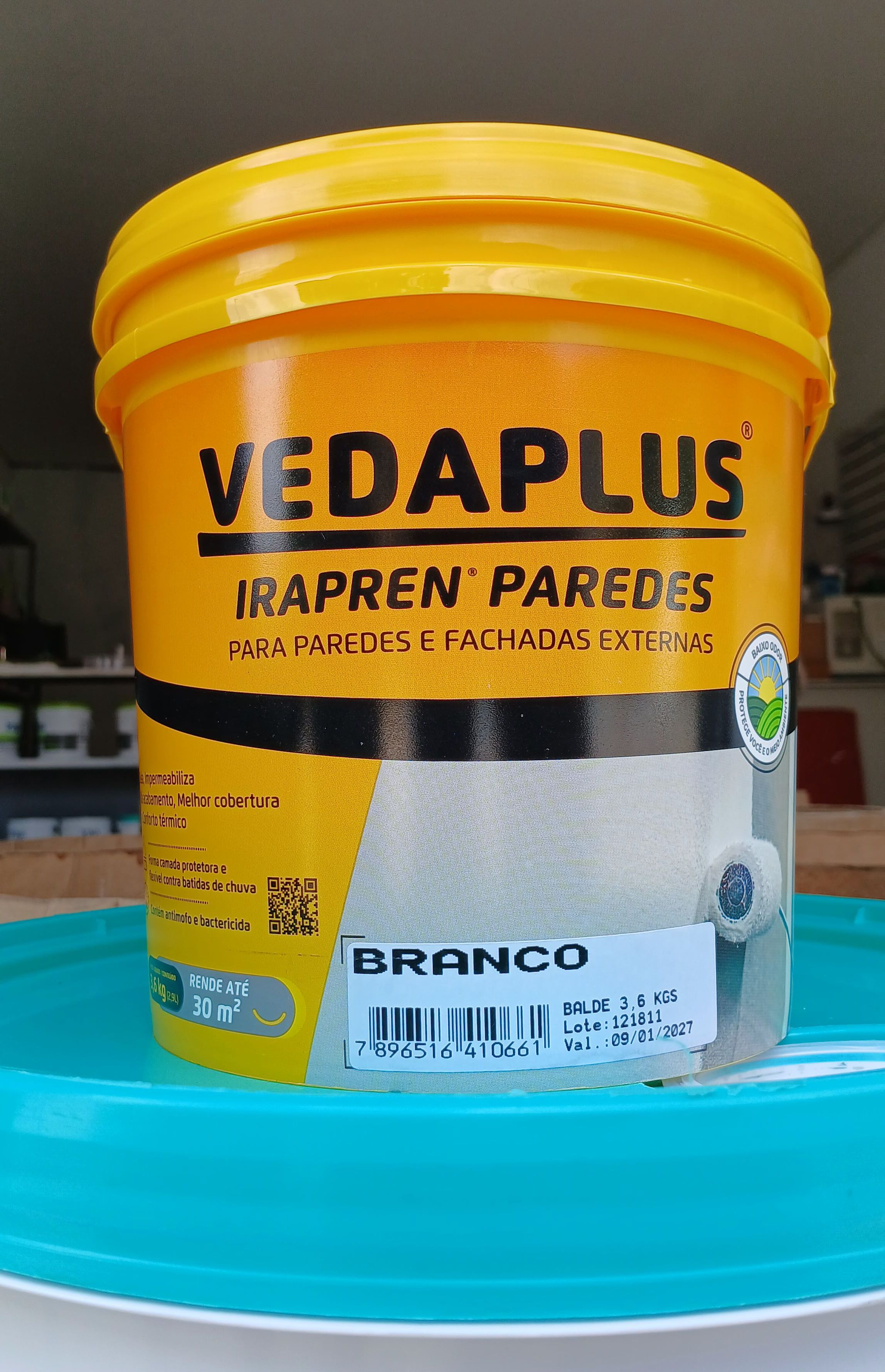 Vedaplus Irapren Parede - para paredes e fachadas externas 3.6kg