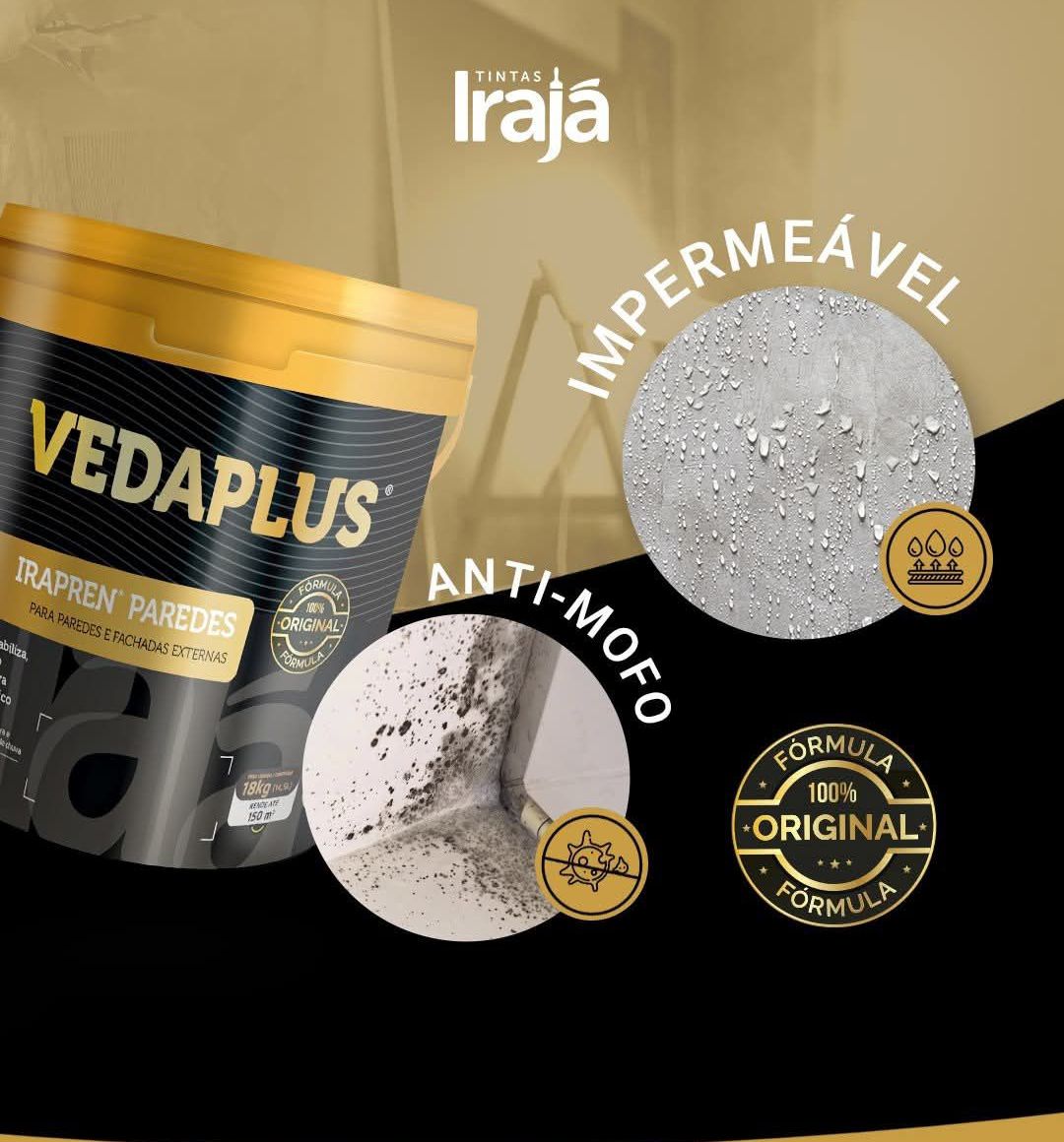 Vedaplus Irapren parede 18kg - Irajá (SOB ENCOMENDA)