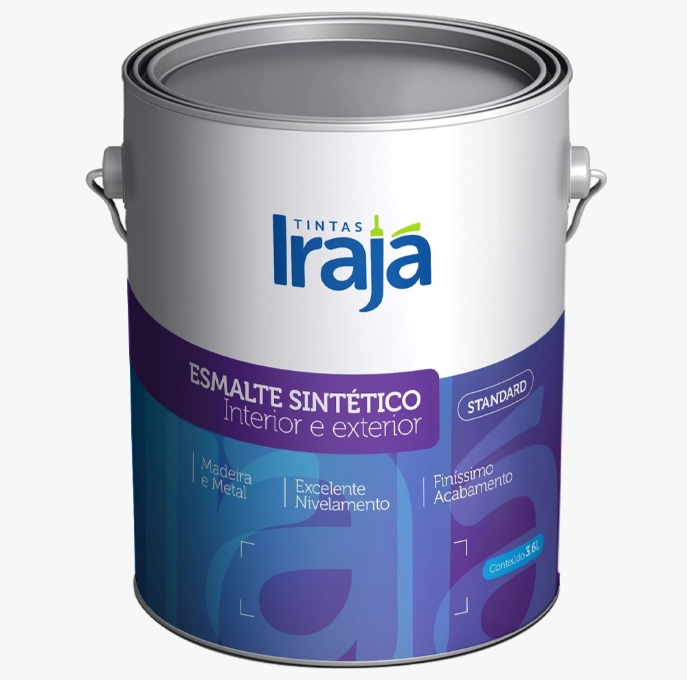 Esmalte Sintético Preto Alto Brilho - 900ml