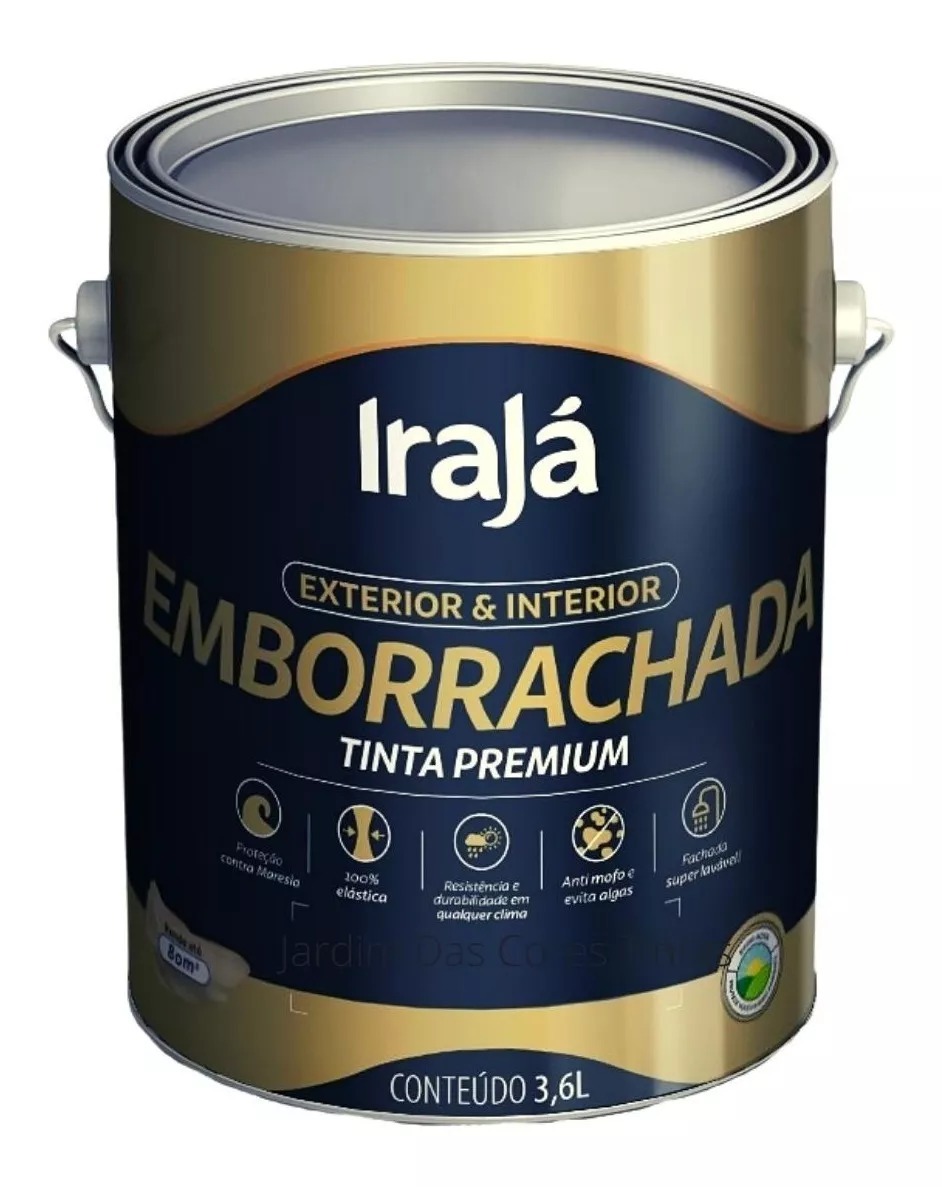 Tinta Emborrachada Premium 3.6lt-Branca