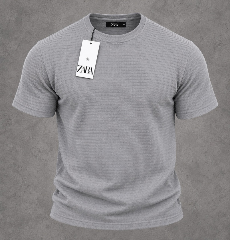 Camiseta Zara Texturizada