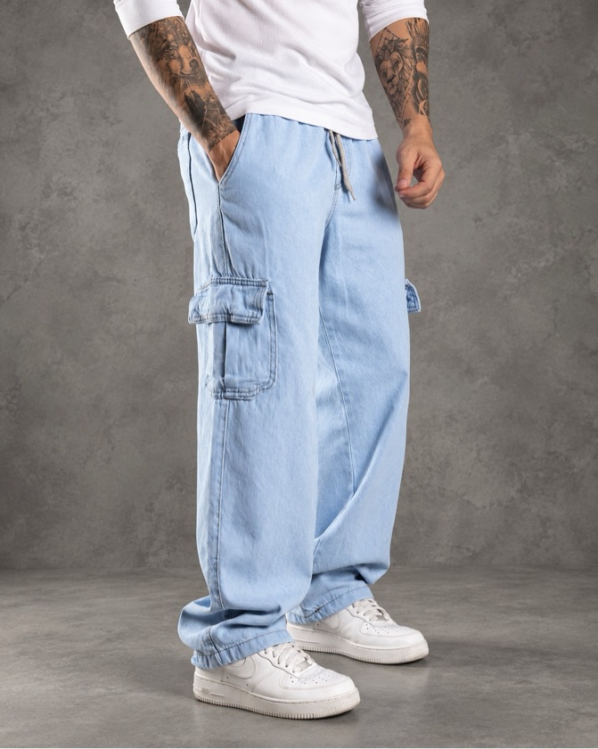 Calça Baggy Cargo Streetwear