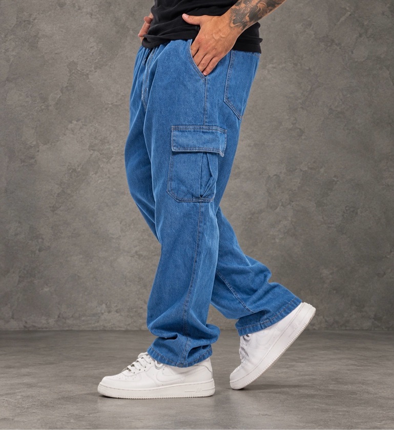 Calça Baggy Cargo Streetwear