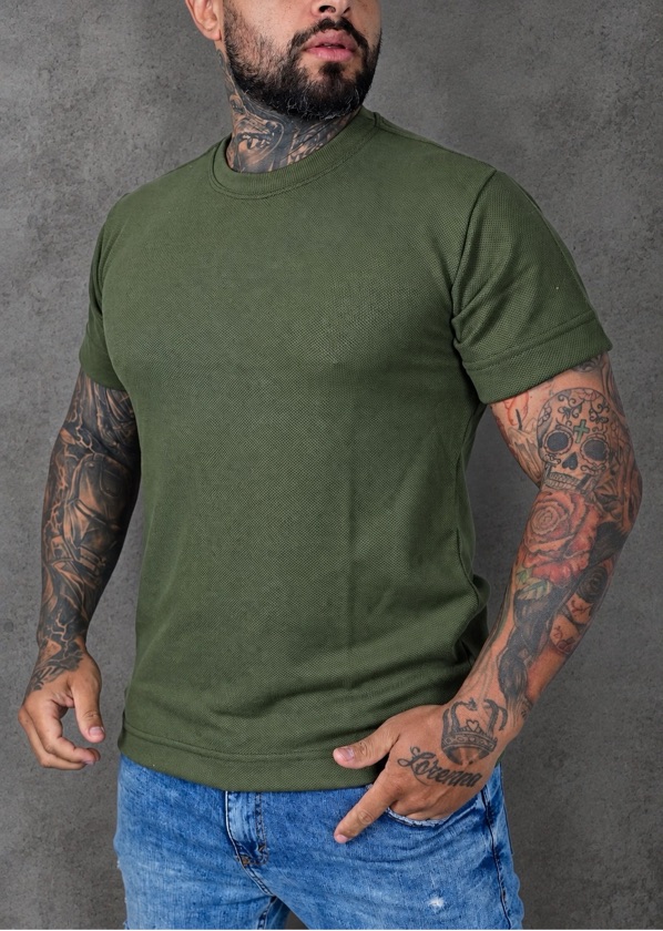 Camiseta Texturizada Zara
