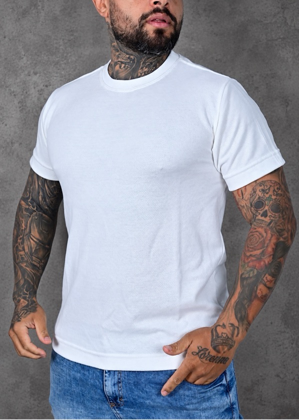 Camiseta Texturizada Zara