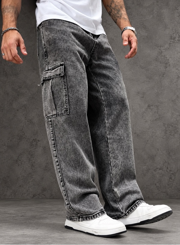 Calça Baggy Cargo Streetwear