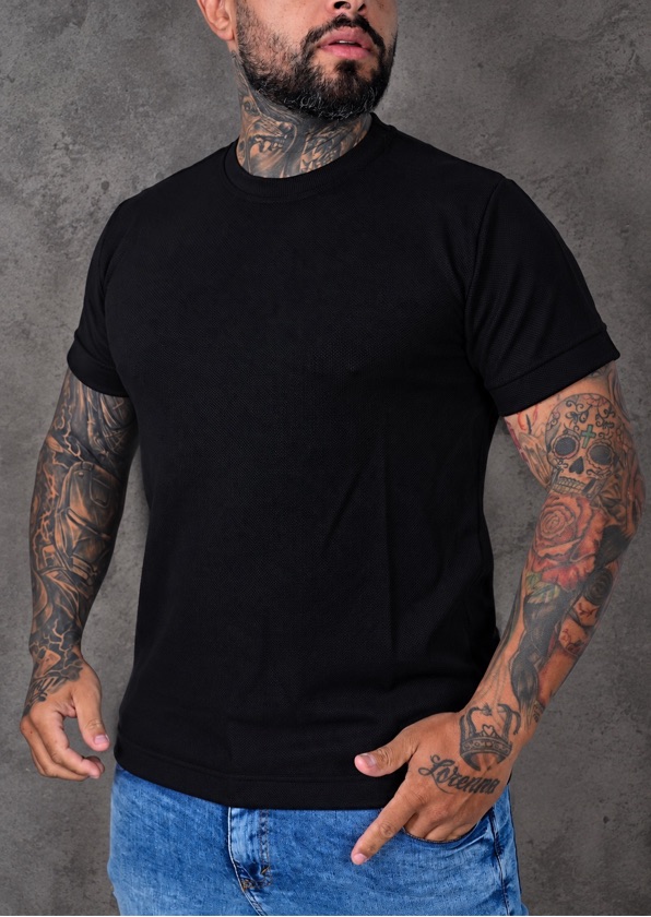 Camiseta Texturizada Zara