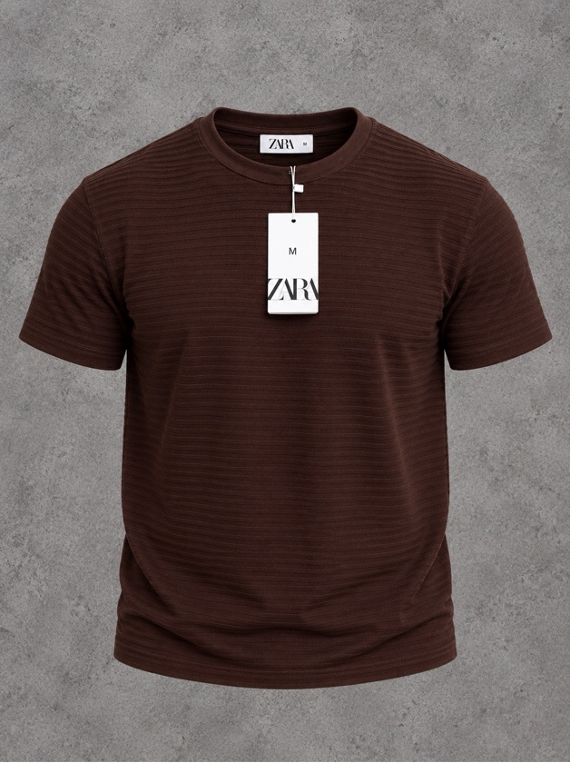 Camiseta Zara Texturizada