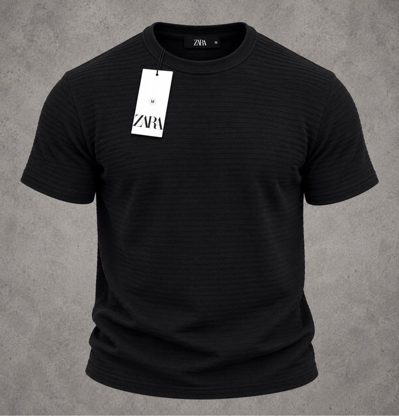 Camiseta Zara Texturizada