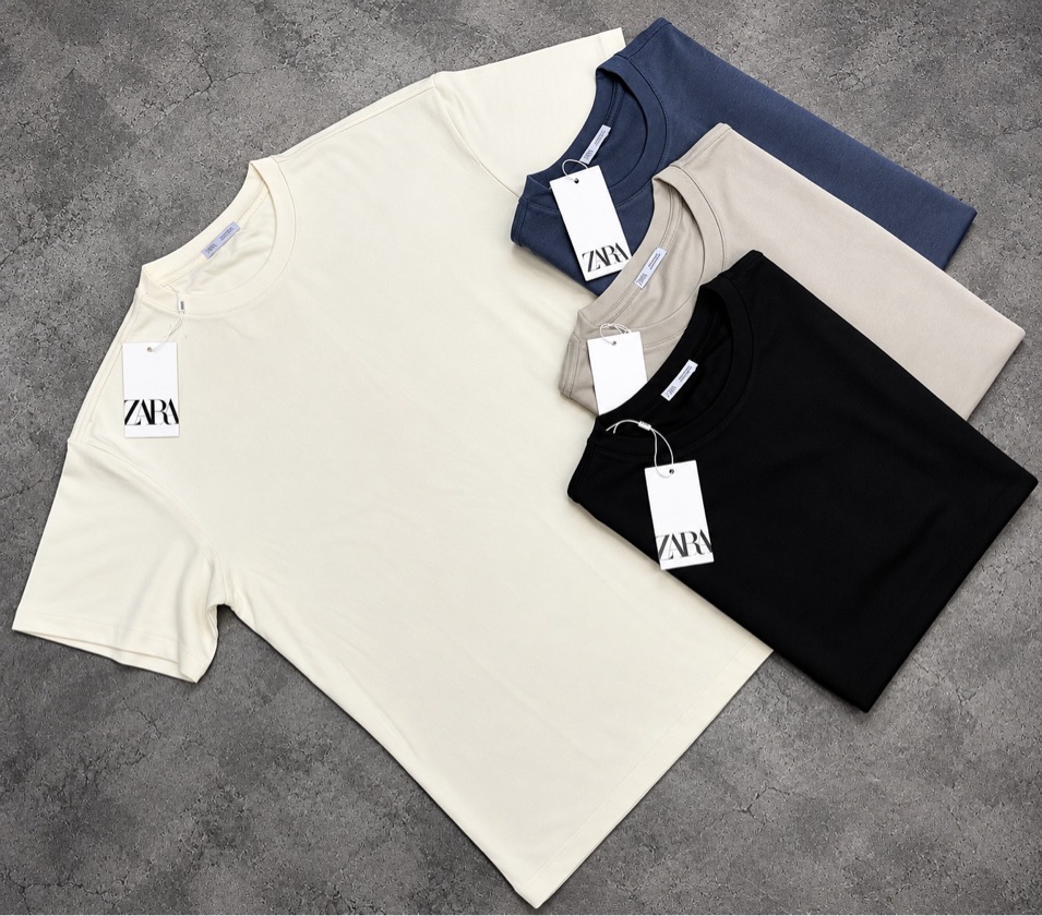 Camiseta Zara Basic Masculina | Essencial Premium