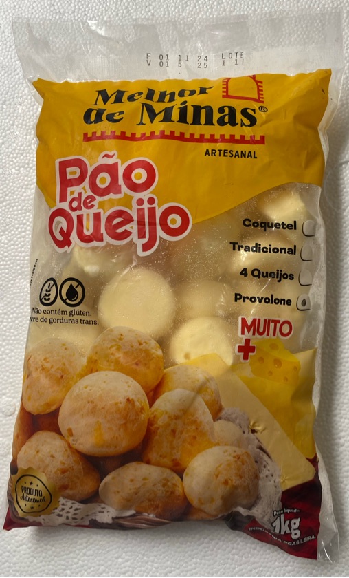 Pão de queijo 25g Provolone 1kg